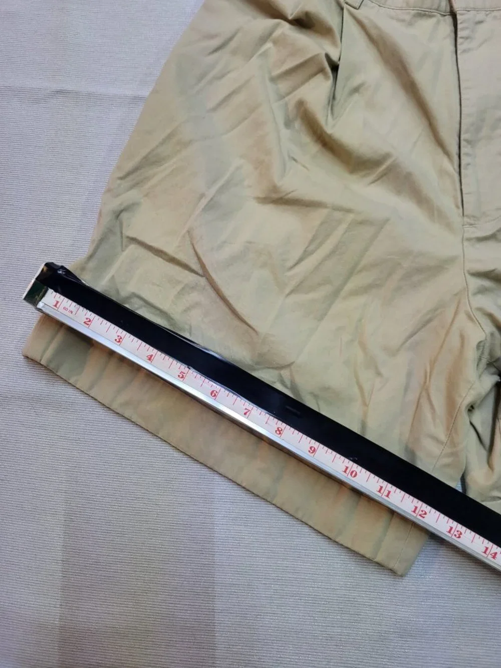 Polo Sport Ralph Lauren Women's Khaki Pleated Shorts Size 6 100% Cotton - Picture 4 of 10